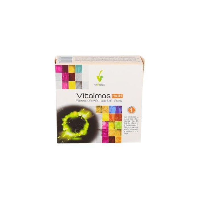 Vitalmas Multi - Multivitamínico Completo con Vitaminas y Minerales, Jalea Real y Ginseng para Energía y Rendimiento - 30 Cápsulas