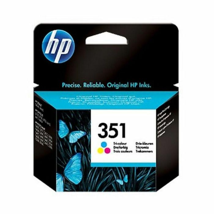HP CB337EE Cartucho de Tinta Original 351 Tricolor, Rendimiento Estándar, 170 Páginas, Inyección de Tinta