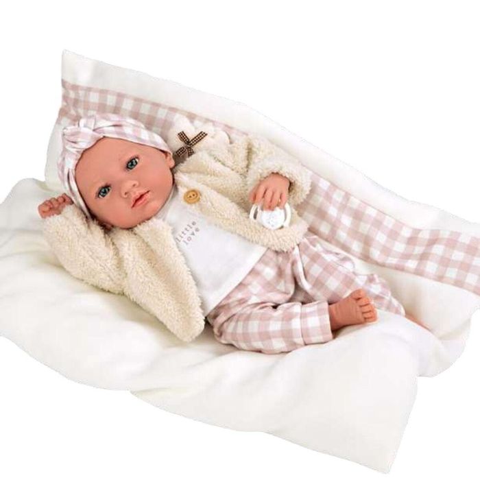 Muñeca elegance aria con cojin (muñeca de peso)40 cm cuerpo blando