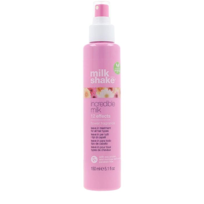 Milk Shake Incredible Milk Tratamiento Sin Aclarado 12 Efectos, Repara y Protege el Cabello, Fragancia Floral, 150 ml Milk Shake Incredible Milk Tratamiento Sin Aclarado 12 Efectos, Repara y Protege el Cabello, Fragancia Floral, 150 ml