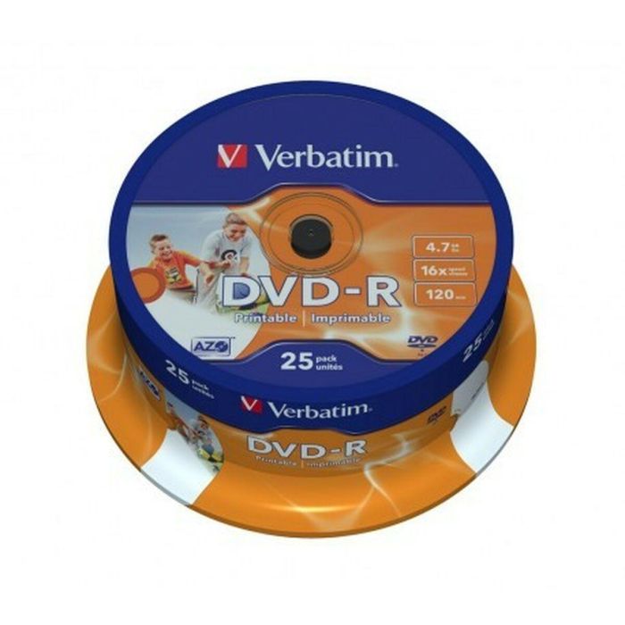 DVD-R Verbatim 4,7 GB 16x (8 Unidades) 1 DVD-R Verbatim 4,7 GB 16x (8 Unidades) 1