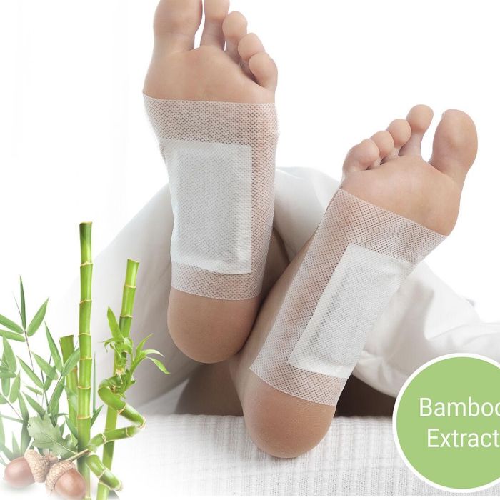 Parches Desintoxicantes para Pies Bamboo InnovaGoods 10 Unidades