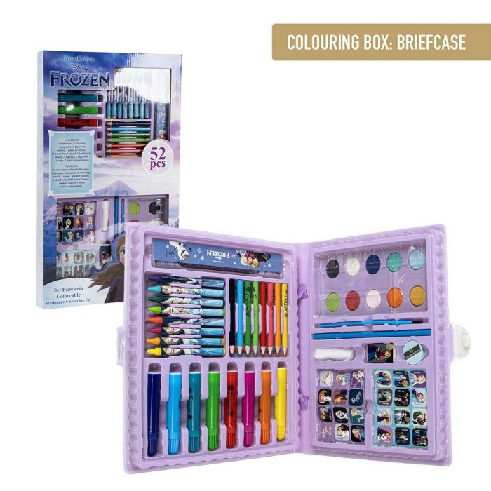 Cerdá Set Papelería Coloreable Caja Frozen Lila 26.7x45.3x3.0 cm para +3 años 0 Cerdá Set Papelería Coloreable Caja Frozen Lila 26.7x45.3x3.0 cm para +3 años 0