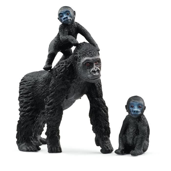 Schleich - Familia de Gorillas de Plains - 42601 - Rango: Vida salvaje 1 Schleich - Familia de Gorillas de Plains - 42601 - Rango: Vida salvaje 1