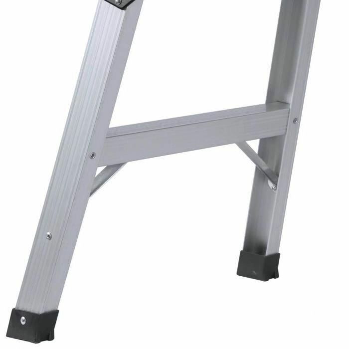 Defpro DEF1686832420157 Escalón de aluminio Plegable con pies antideslizantes - 90x30 cm - Alto 49,5 cm 2