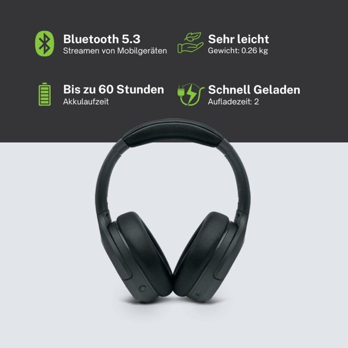 Auriculares con Micrófono Muse M295ANC Negro Gris 6