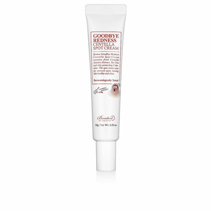 Benton GOODBYE REDNESS CENTELLA Spot Cream Tratamiento Acné, Poros y Enrojecimiento con Centella Asiática 15g