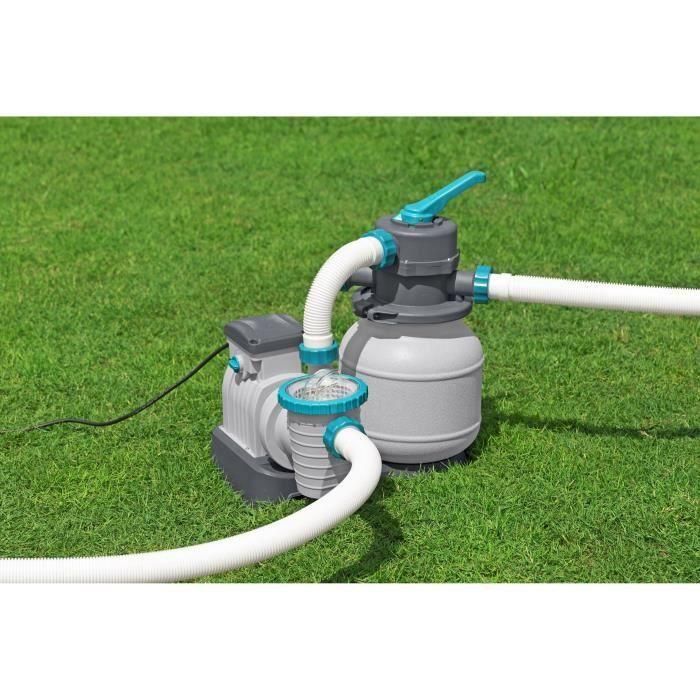 Bomba de filtración de arena para piscinas de hasta 42 m³ - Bestway - 6.056 L/h - Con prefiltro 1 Bomba de filtración de arena para piscinas de hasta 42 m³ - Bestway - 6.056 L/h - Con prefiltro 1
