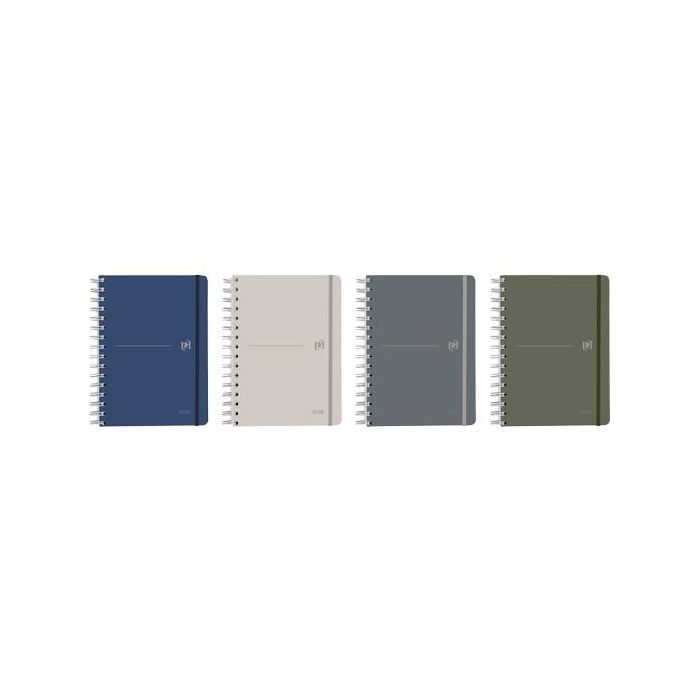 Oxford Agenda Anual Identity Espiral A5 320 Hojas Dp Colores Surtidos 2026