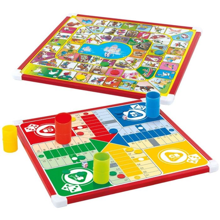Tablero de Parchís y Oca Colorbaby 32 x 32 x 1 cm (25 Piezas) (6 Unidades) 6 Tablero de Parchís y Oca Colorbaby 32 x 32 x 1 cm (25 Piezas) (6 Unidades) 6