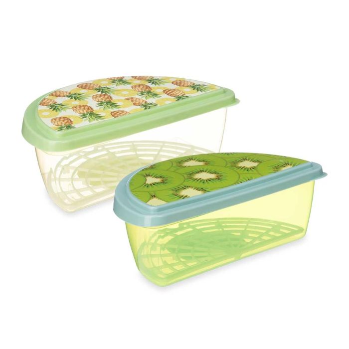 Tupper Fruta Piña Y Kiwi 1,2L Leknes 23X8CM (24 Unidades) 1 Tupper Fruta Piña Y Kiwi 1,2L Leknes 23X8CM (24 Unidades) 1
