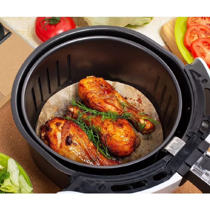 Algon - Set de 40 Papeles Redondos para Airfryer de 23 cm (24 Unidades) 4