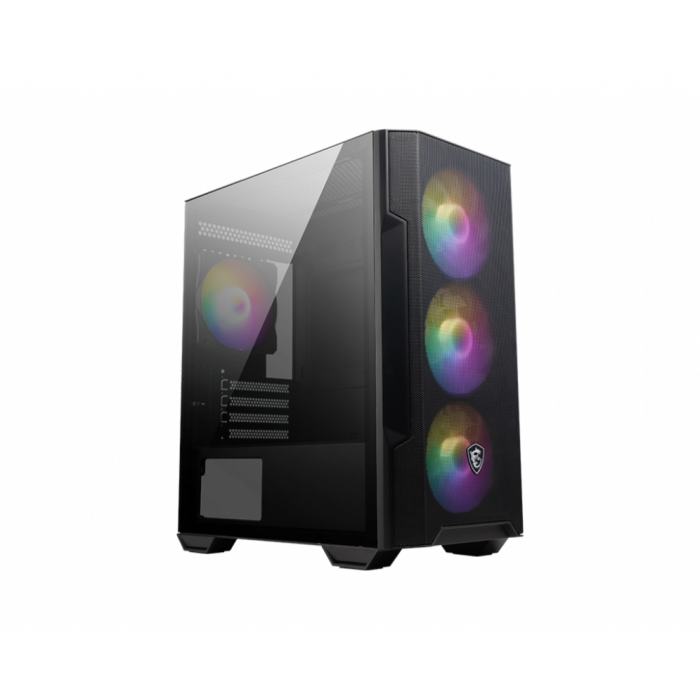 MSI MAG FORGE M100R carcasa de ordenador Midi Tower Negro, Transparente MSI MAG FORGE M100R carcasa de ordenador Midi Tower Negro, Transparente