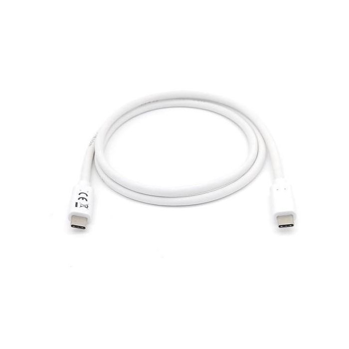 EQUIP 128362 Cable USB-C a USB-C 3.2 Gen 1 Macho/Macho 2 metros Blanco 60W PD 3 EQUIP 128362 Cable USB-C a USB-C 3.2 Gen 1 Macho/Macho 2 metros Blanco 60W PD 3