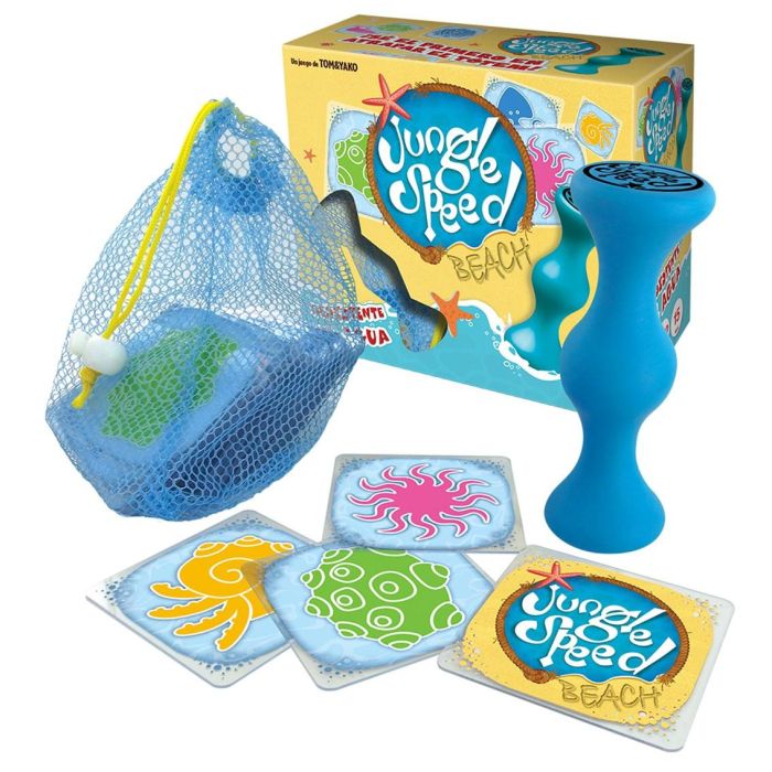 Zygomatic Jungle Speed Beach - Juego de Cartas Portátil con Tótem para 2-10 Jugadores, Edad 7+, Edición en Español 1 Zygomatic Jungle Speed Beach - Juego de Cartas Portátil con Tótem para 2-10 Jugadores, Edad 7+, Edición en Español 1