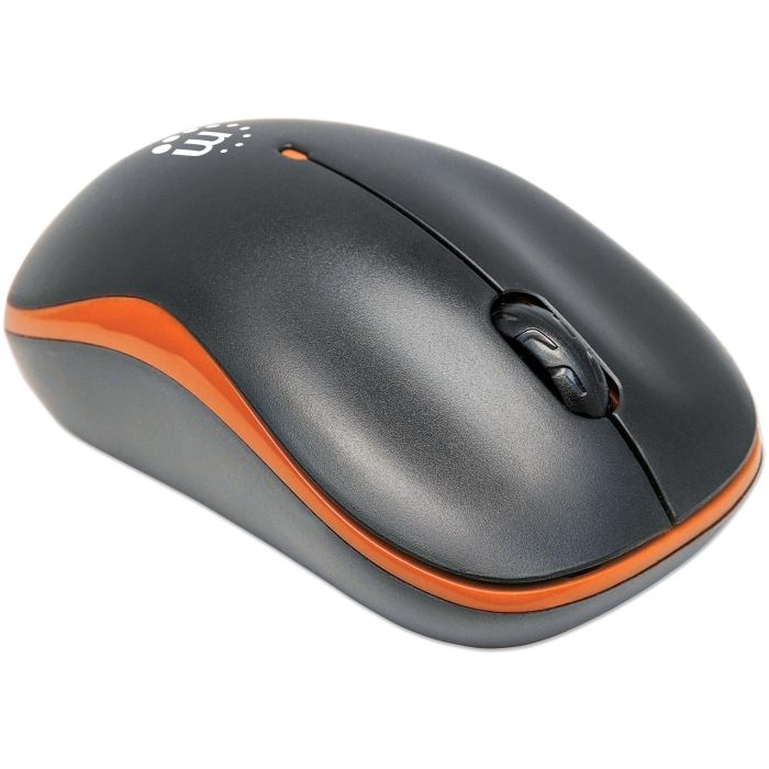 MANHATTAN Maus Wireless Success, optisch, 1000dpi, orange 1