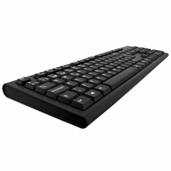 Teclado y Ratón V7 CKW200ES Negro Qwerty Español QWERTY 2 Teclado y Ratón V7 CKW200ES Negro Qwerty Español QWERTY 2