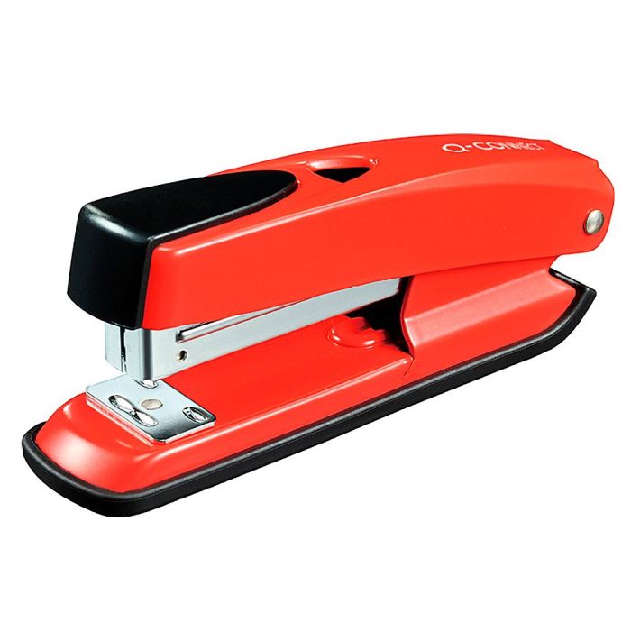 Grapadora Q-Connect Kf02150 Metalica Roja Capacidad 20 Hojas 1