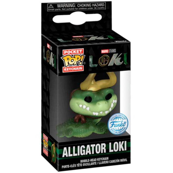 Llavero Pocket POP Marvel Loki Alligator Loki 0 Llavero Pocket POP Marvel Loki Alligator Loki 0