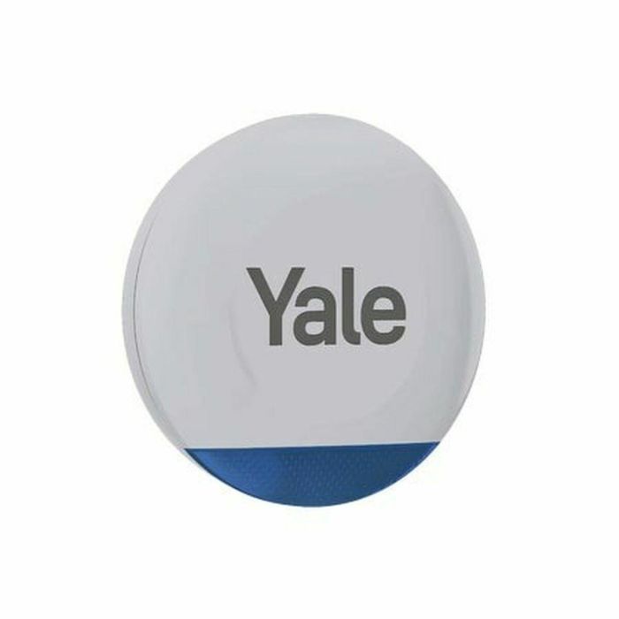 Yale YAL1745589372828 Sirena de exterior para alarma inteligente, 100 dB y luces LED intermitentes - Gris 4