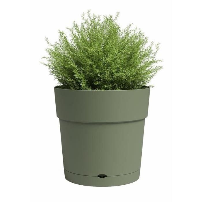 Maceta - ARTEVASI - CAPRI - Grande - Reserva de agua - Verde Ceniza - L49,5 x P49,5 x H47,2 cm 1 Maceta - ARTEVASI - CAPRI - Grande - Reserva de agua - Verde Ceniza - L49,5 x P49,5 x H47,2 cm 1