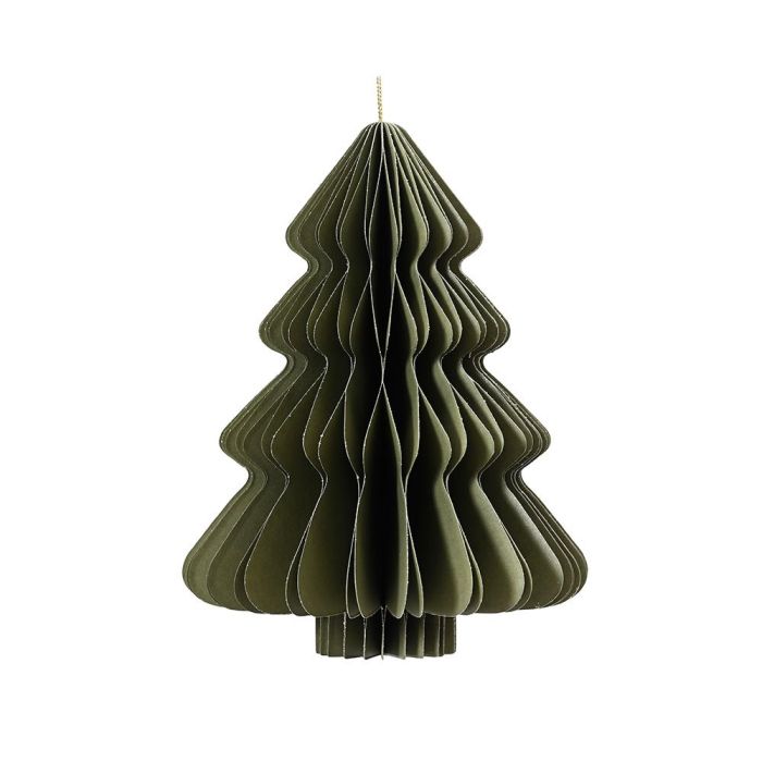 Árbol de papel verde ø30 x 40 cm