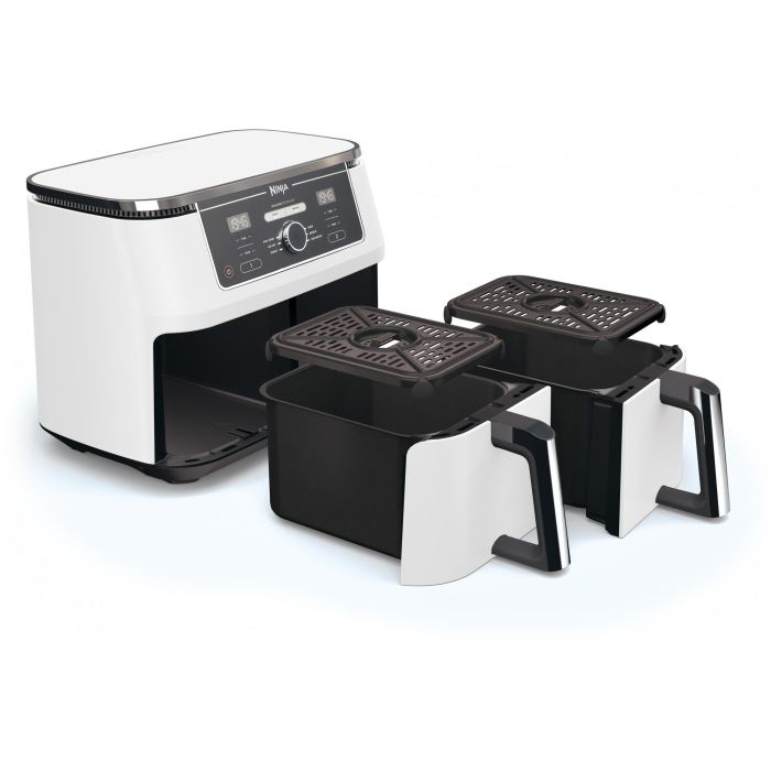 Ninja AF400EU Foodi MAX Dual Zone 9.5L Heißluftfritteuse Weiß 7 Ninja AF400EU Foodi MAX Dual Zone 9.5L Heißluftfritteuse Weiß 7