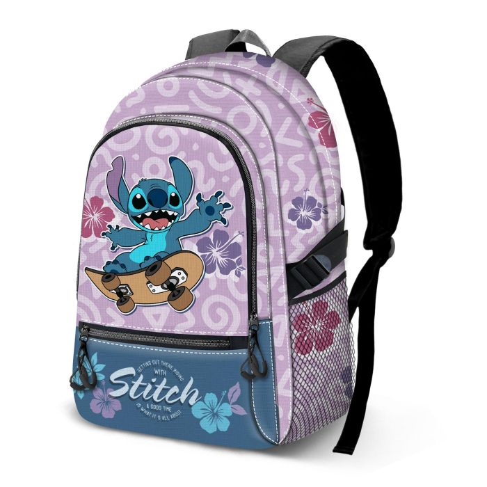 Mochila Fight FAN 2.2 Skate Disney Lilo y Stitch Lila