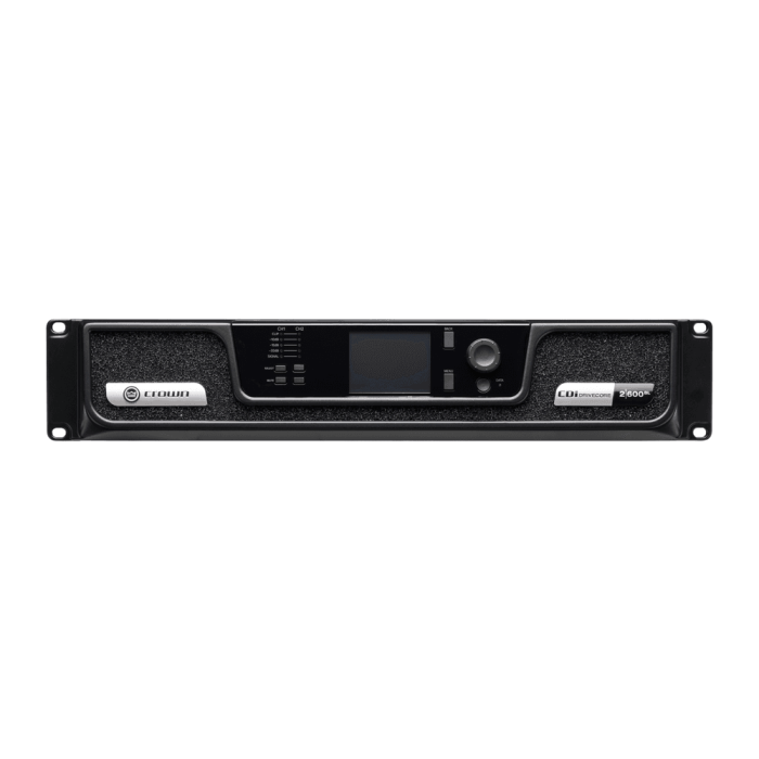 Entrada Analógica + Blu Link, 2 Canales, 600W Por Canal De Salida