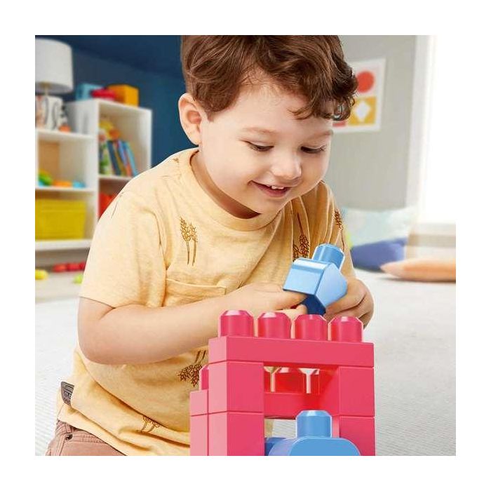 Bolsa construccion mega blocks 60 piezas rosa 2 Bolsa construccion mega blocks 60 piezas rosa 2
