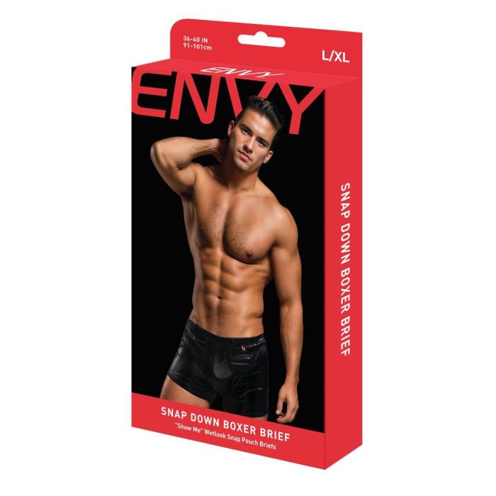 Bóxer de Hombre Envy Negro S/M 3 Bóxer de Hombre Envy Negro S/M 3