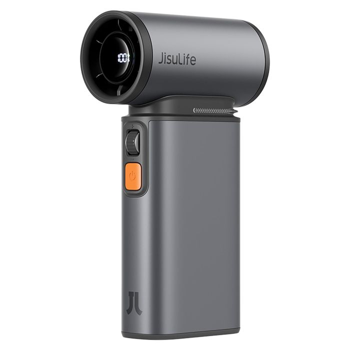 Jisulife Ventilador Portátil Fan Ultra Recargable 9000mAh, 100 Velocidades, 19m/s, Silencioso 50dB, Carga Rápida, Gris 6 Jisulife Ventilador Portátil Fan Ultra Recargable 9000mAh, 100 Velocidades, 19m/s, Silencioso 50dB, Carga Rápida, Gris 6