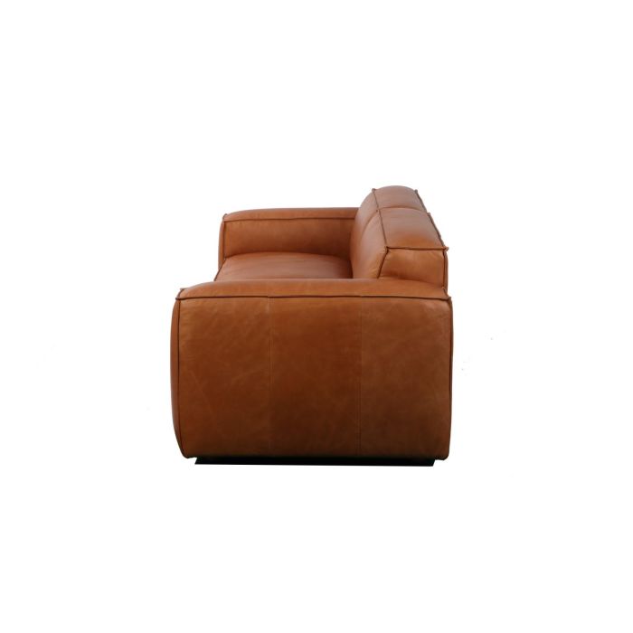 Sofa Urban DKD Home Decor Cognac 94 x 77 x 214 cm 3