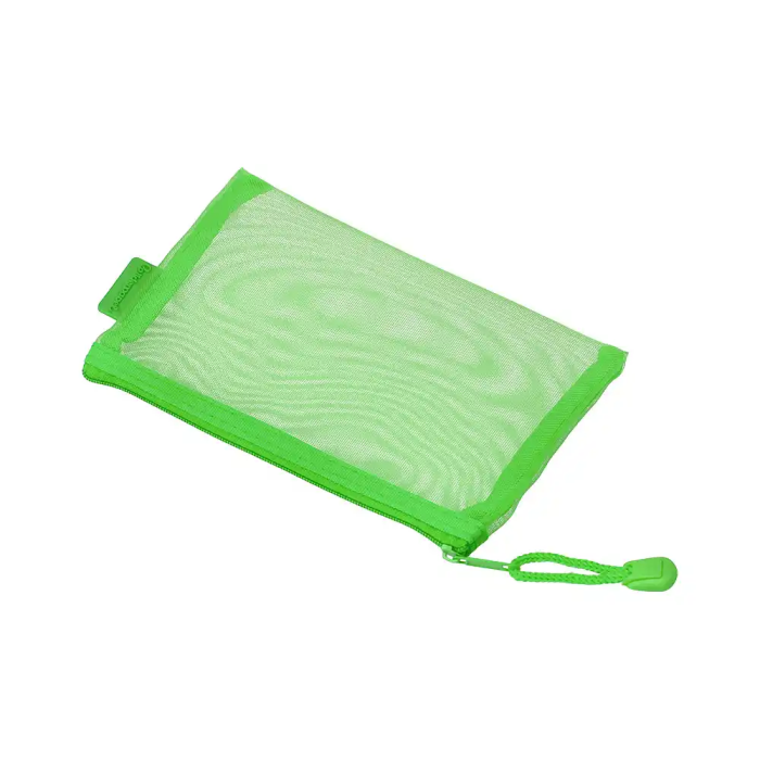 Liderpapel Bolsa Zipper Bag Poliéster Transpirable Multiusos DIN A6 Verde Pastel 3