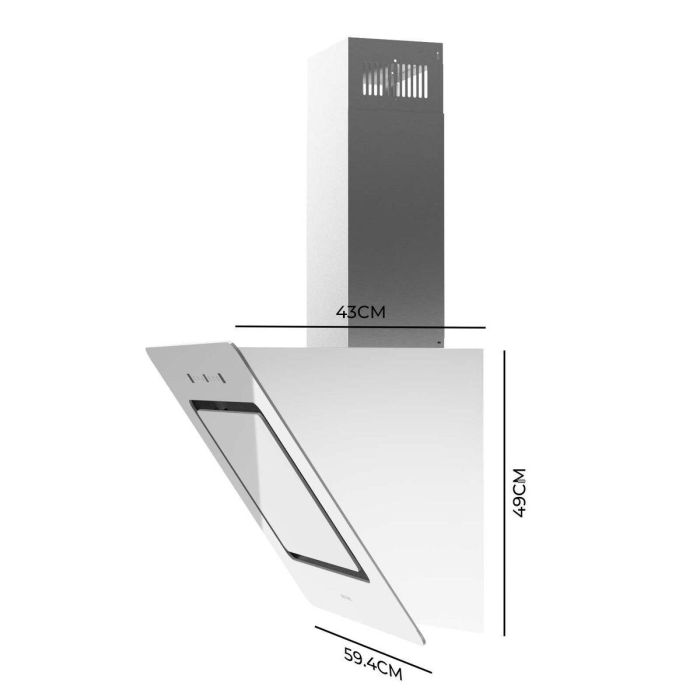 Campana Convencional Cecotec Bolero Flux DT 608002 Blanco 10