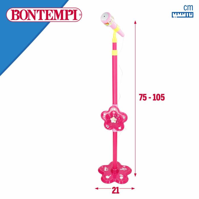 Micrófono de juguete Bontempi 20 x 105 x 20 cm (6 Unidades) 2 Micrófono de juguete Bontempi 20 x 105 x 20 cm (6 Unidades) 2