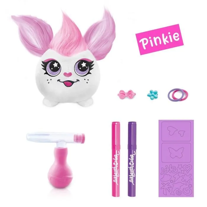 Canal Toys Peluche Airbrush AIR 038 Mini peluche para peinar y decorar con rotuladores Modelo aleatorio 3