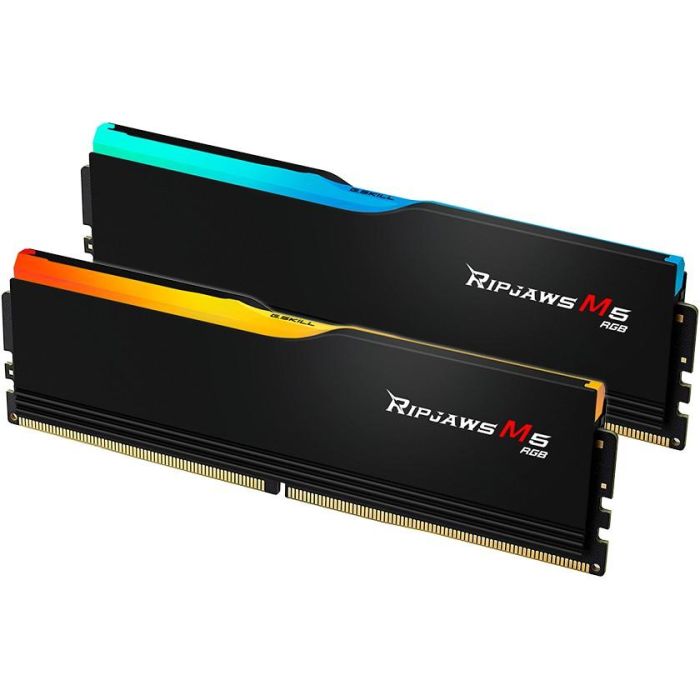 G.Skill F5-6000J2836G32GX2-RM5RK Ripjaws M5 - Memoria RAM DDR5 64 GB (2x 32 GB), 6000 MT/s, CL28 Dual-Kit, XMP 1