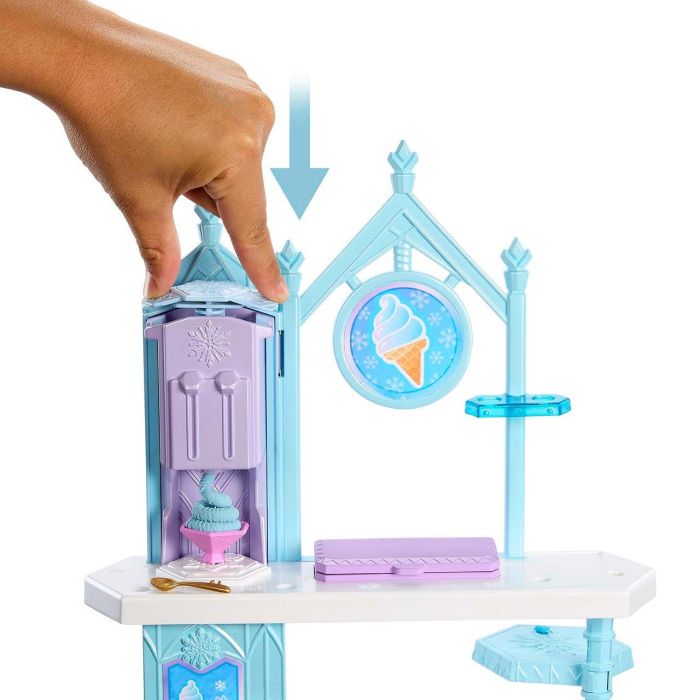 Mattel Hmj48 Heladería Elsa y Olaf Disney Frozen - Conjunto de juego de postres con plastilina y 10+ accesorios +4 años 3