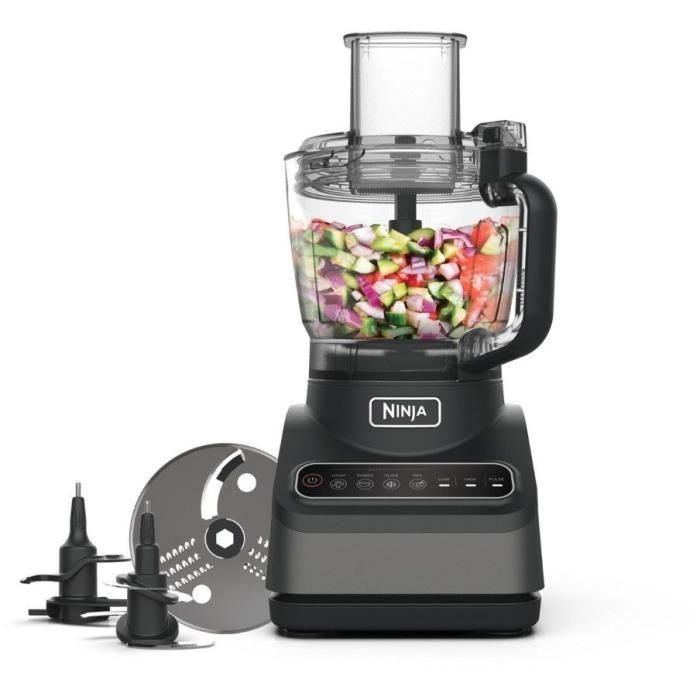 Ninja BN650EU Procesador de Alimentos con Auto-IQ 850W, Pica, Ralla, Mezcla, Varilla para Amasar, 2.1L 3 Ninja BN650EU Procesador de Alimentos con Auto-IQ 850W, Pica, Ralla, Mezcla, Varilla para Amasar, 2.1L 3