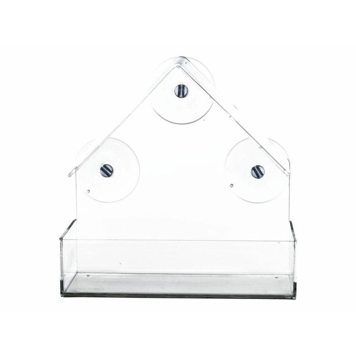 Comedero para Pájaros Trixie Transparente 225 ml 15 × 15 × 6 CM 6