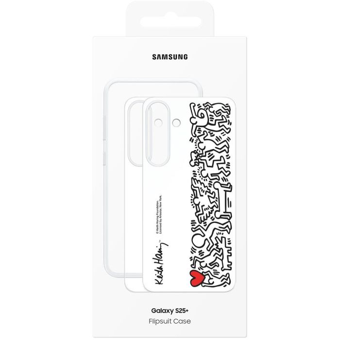 Samsung EF-MS936 Funda Flipsuit para Galaxy S25+, Protección contra Caídas, Resistente a Rayones, Blanco/Multicolor 9
