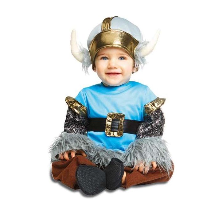 My Other Me Disfraz Bebé Vikingo Talla 12-24 meses - Incluye Casco, Camisa, Cinturón, Pantalón y Patucos 0 My Other Me Disfraz Bebé Vikingo Talla 12-24 meses - Incluye Casco, Camisa, Cinturón, Pantalón y Patucos 0