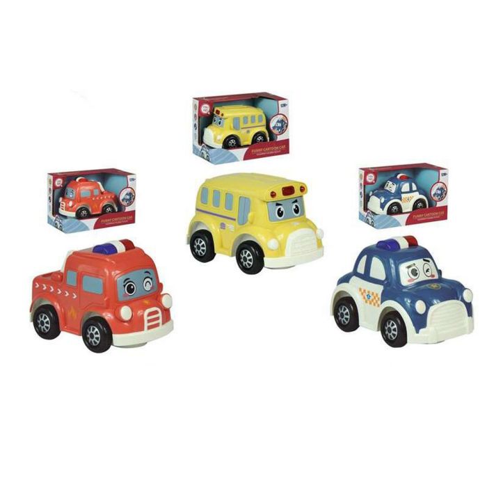 Coche infantil, policía, bombero y autobús con sonidos, 22x11x14cm - modelos surtidos Coche infantil, policía, bombero y autobús con sonidos, 22x11x14cm - modelos surtidos