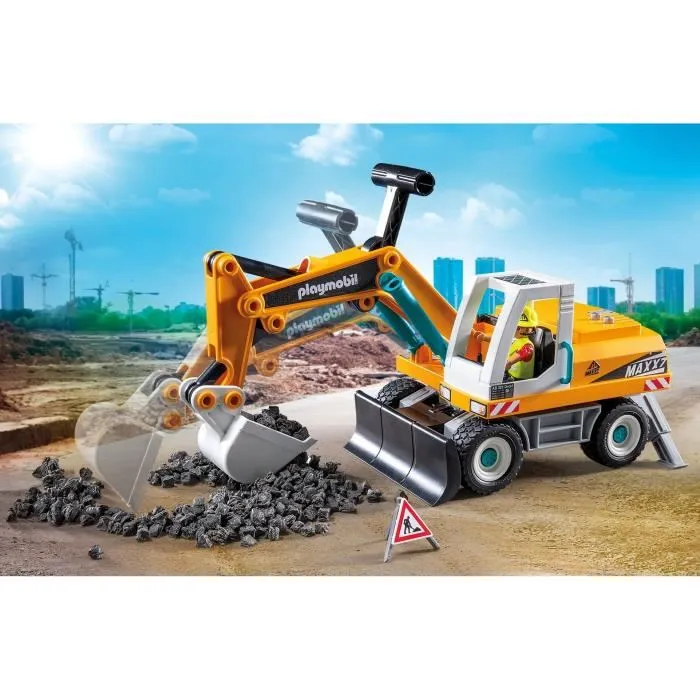 Playmobil 71749 Excavadora Mecánica y Trabajador 2