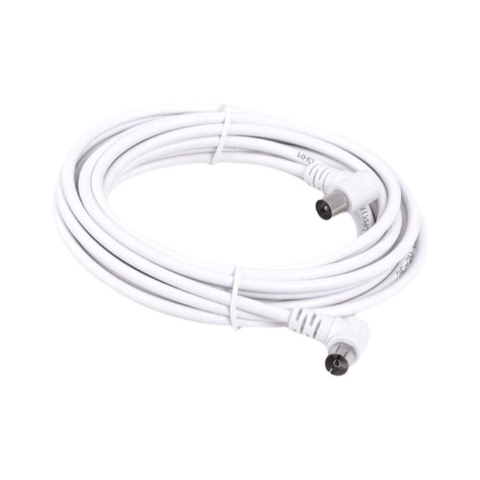 Cable Coaxial Antena TV Axil MP0705C Blanco 5 m