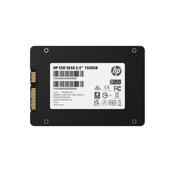 Disco Duro HP 345N1AA 1920 GB SSD 2,5" 3