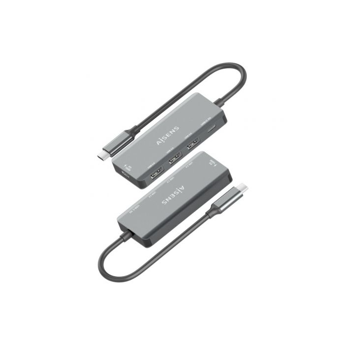 Hub USB Tipo-C Aisens A109-0945/ 3xUSB/ 1xUSB Tipo-C/ 1xUSB Tipo-C PD/ Gris 2 Hub USB Tipo-C Aisens A109-0945/ 3xUSB/ 1xUSB Tipo-C/ 1xUSB Tipo-C PD/ Gris 2