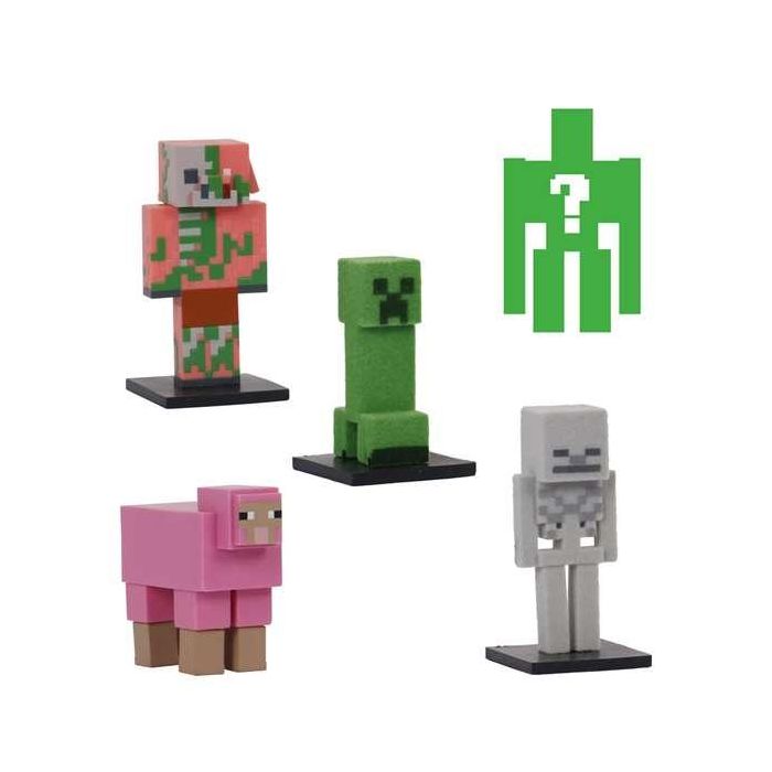 Bizak Minecraft Toppeez Edición Especial Pack 5 Figuras 5 cm Modelos Surtidos 5