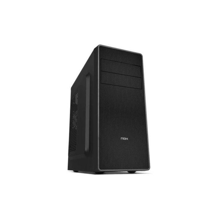 NOX Coolbay RX Caja PC Negra ATX Micro ATX, Chasis de Ordenador con Rejilla Frontal y Ventilador 120mm NOX Coolbay RX Caja PC Negra ATX Micro ATX, Chasis de Ordenador con Rejilla Frontal y Ventilador 120mm